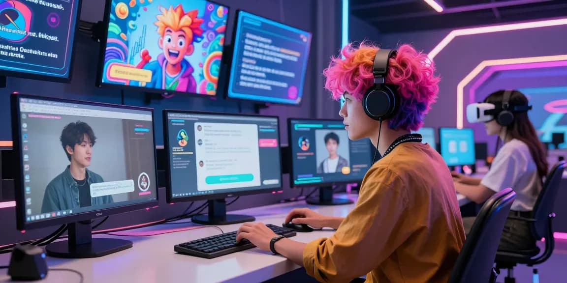 Interactive NSFW AI chat session with customizable character and digital art, exploring advanced technology.