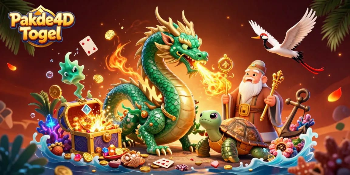 Experience Pakde4D Togel with an immersive scene featuring vibrant characters and dynamic gaming elements.