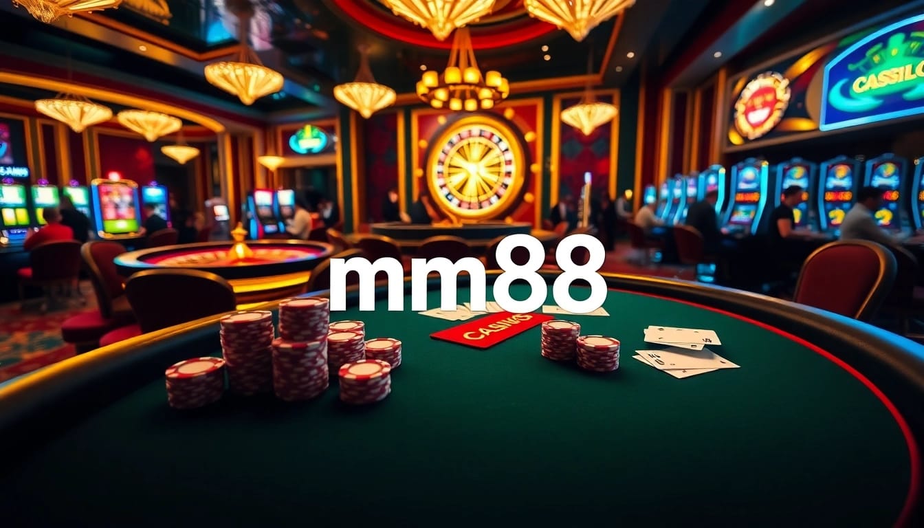 Experience immersive gaming at mm88 casino with exhilarating poker and roulette action.