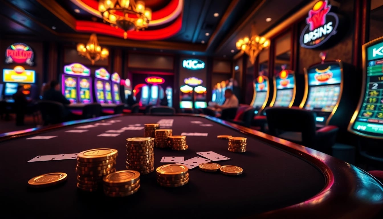 KJC players enjoy a luxurious poker game filled with excitement and high stakes.