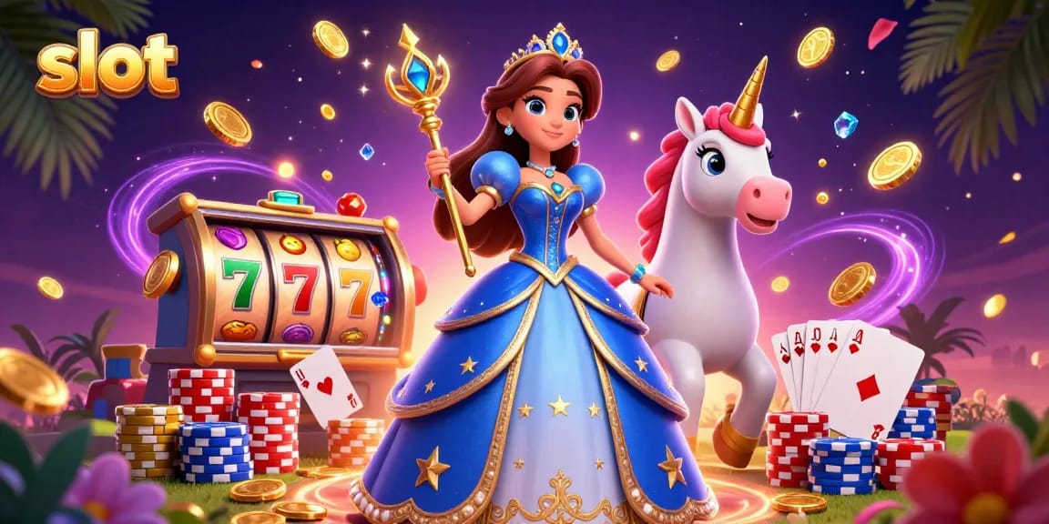 Experience the thrill of slot games with enchanting visuals and captivating jackpot excitement.