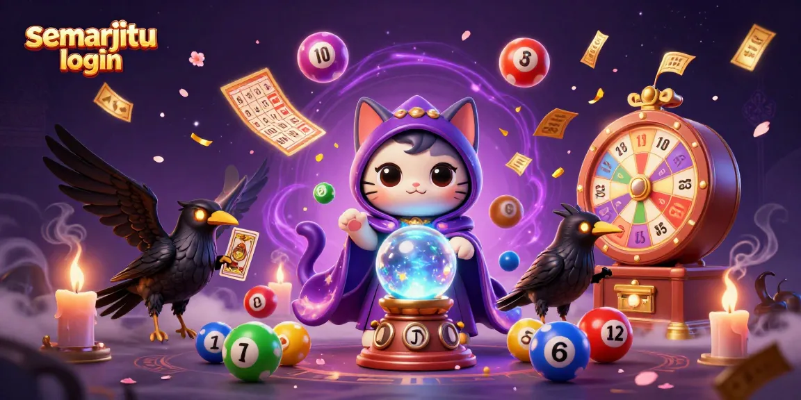 Masuk ke semarjitu login dalam ilustrasi kasino yang menarik dengan karakter mistik.