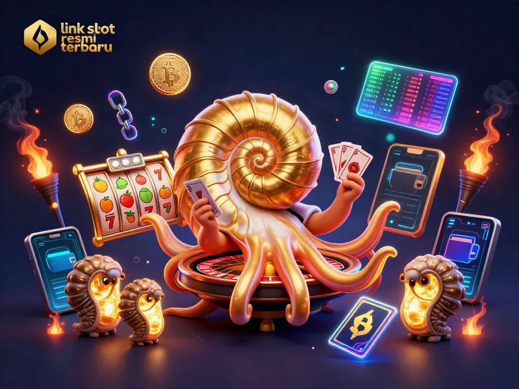 Gali kesempatan menang dengan link slot resmi terbaru dalam ilustrasi kasino 3D yang menakjubkan.