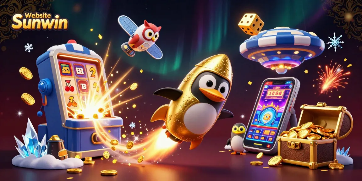 Engage with thrilling games at Website Sunwin, featuring dynamic 3D visuals of online gaming action.