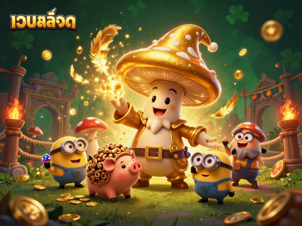 Spin the reels and discover treasures with เว็บสล็อต in this dynamic casino scene!