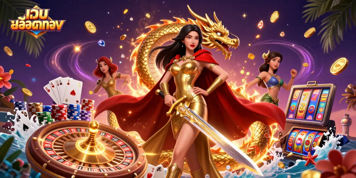Spin to win big at เว็บสล็อตตรง with captivating visuals of casino excitement.