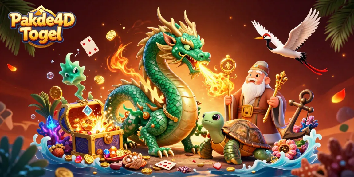 Experience Pakde4D Togel with an immersive scene featuring vibrant characters and dynamic gaming elements.