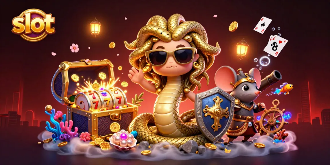 Menangkan slot dengan Medusa dan mouse pahlawan yang ramah di dunia penuh harta dan petualangan