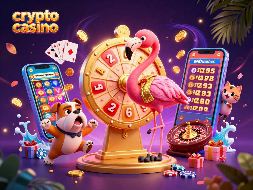Engage with the exciting world of crypto casino featuring vibrant characters and dynamic gaming elements.