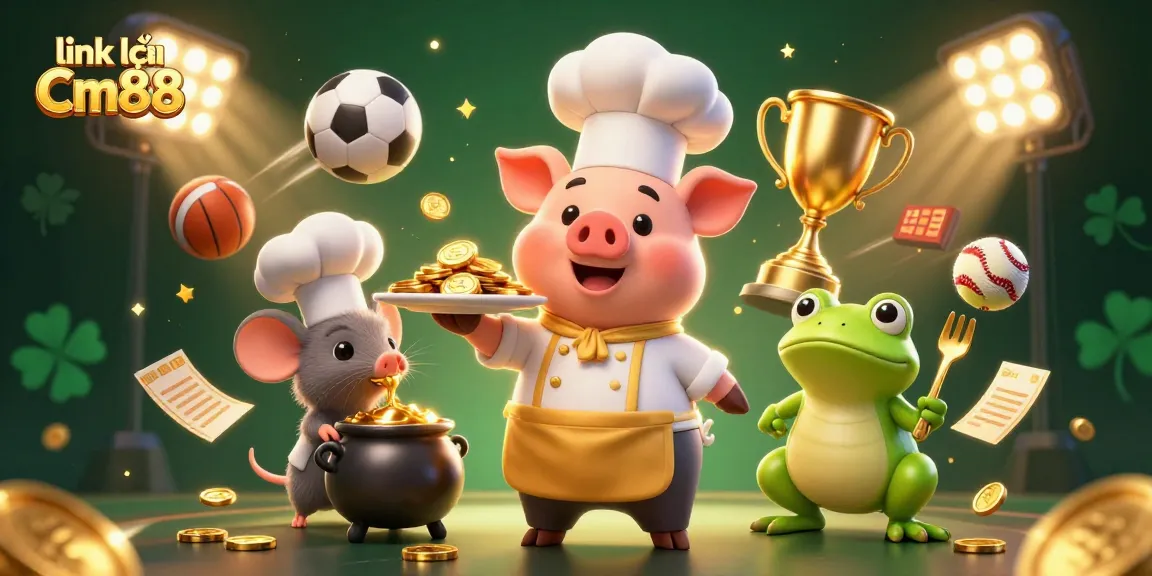 Engage with exciting games at link vào Cm88, where gold coins, dynamic sports elements, and vibrant characters come alive.