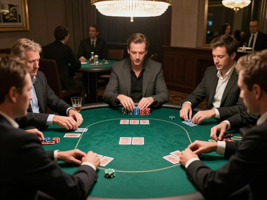 Experience high-stakes poker gameplay at soc88 with elegant players strategizing their bets