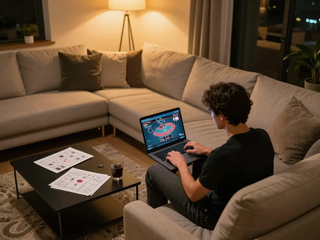 Engaging in online gaming on Luckywin's platform for strategic gambling from home