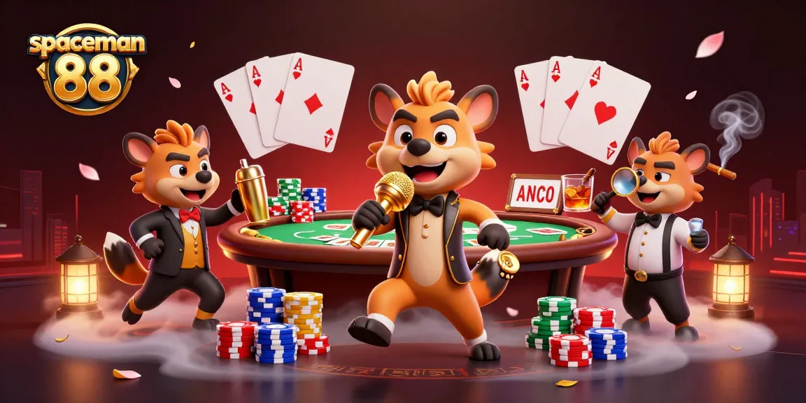 Experience the excitement of spaceman 88 with hyenas entertaining at a lively comedy casino.