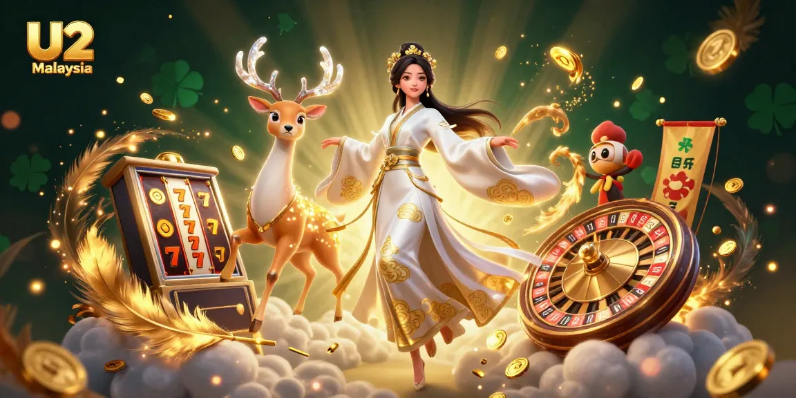Wins unfold at U2 Malaysia with vibrant casino games animated in a rich 3D illustration.