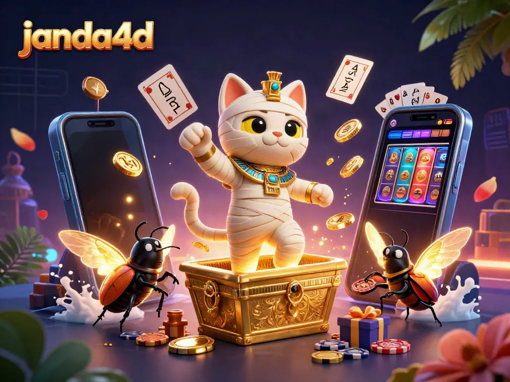 Gambarlah petualangan slot janda4d dengan karakter Mesir di kasino yang megah.
