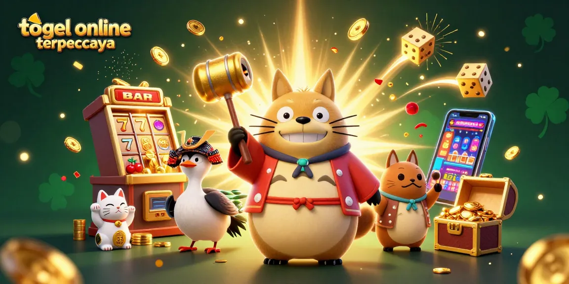Experience the excitement of togel online terpercaya with a vibrant 3D casino scene full of charm.
