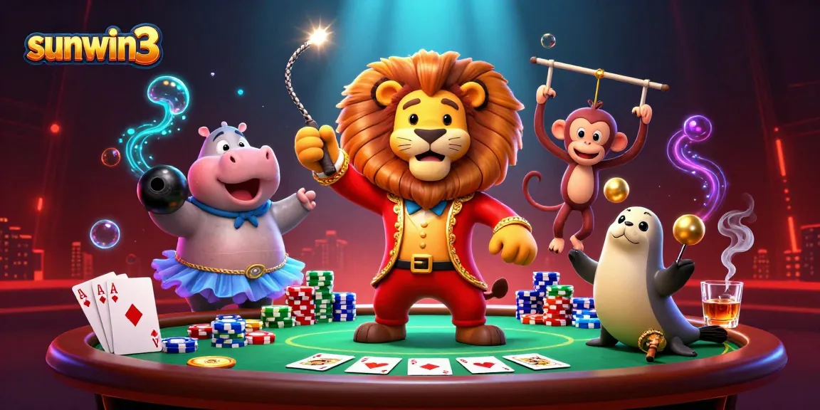 Experience the thrilling excitement of sunwin3 with immersive gaming characters and dynamic casino elements.