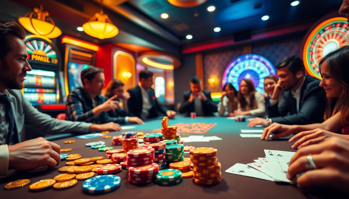 Engaging players enjoying exciting porn games with vibrant casino elements.