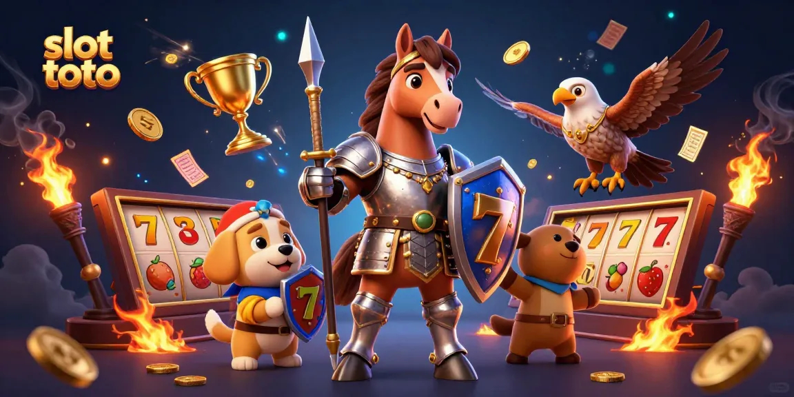 Experience thrilling slot toto action with dynamic elements and colorful characters.