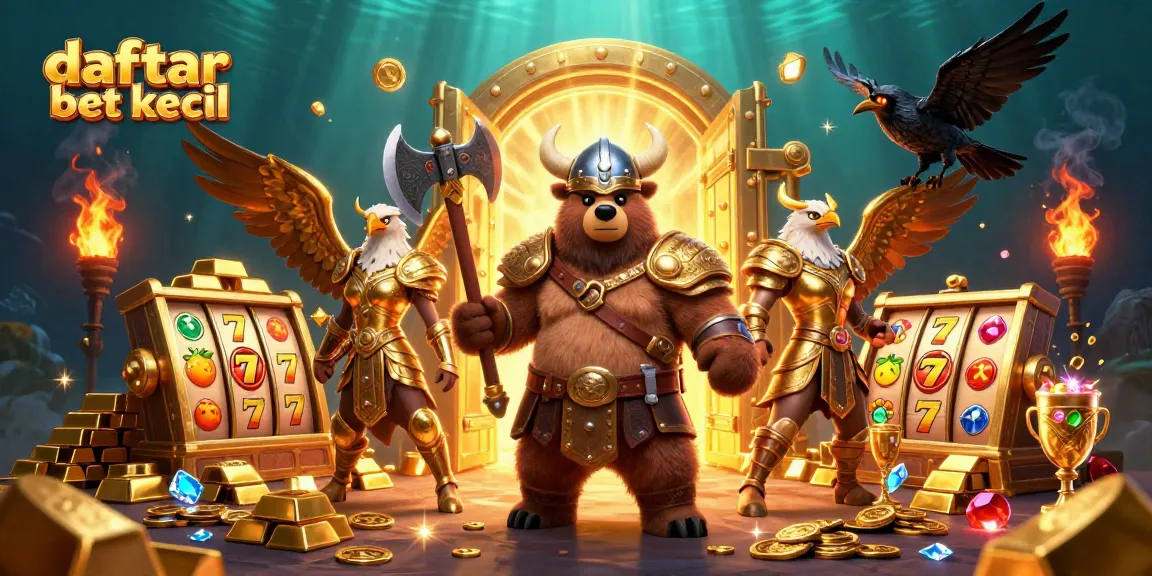 Engage with daftar slot bet kecil as you explore vibrant slots with Viking themes and treasures.