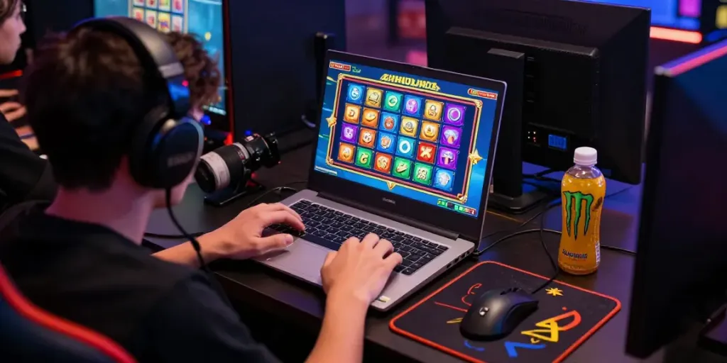 Experience the thrill of hotwin88 with vibrant online gaming accessories and an engaging atmosphere.