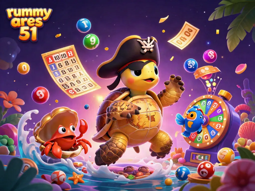 Engage in thrilling gaming with rummy ares 51, featuring lively characters and vibrant gameplay elements.
