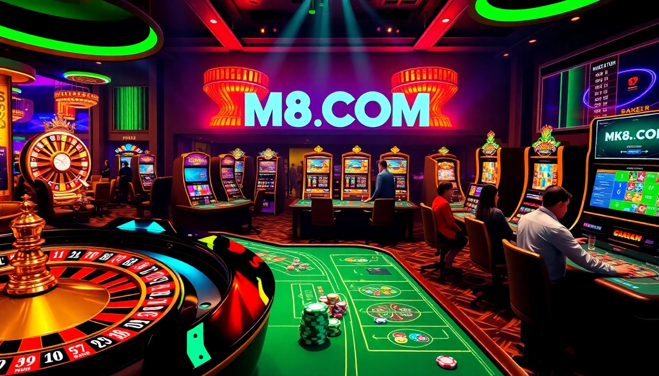 Experience thrilling gameplay at MK8.COM with vibrant casino elements and engaging gambling action.