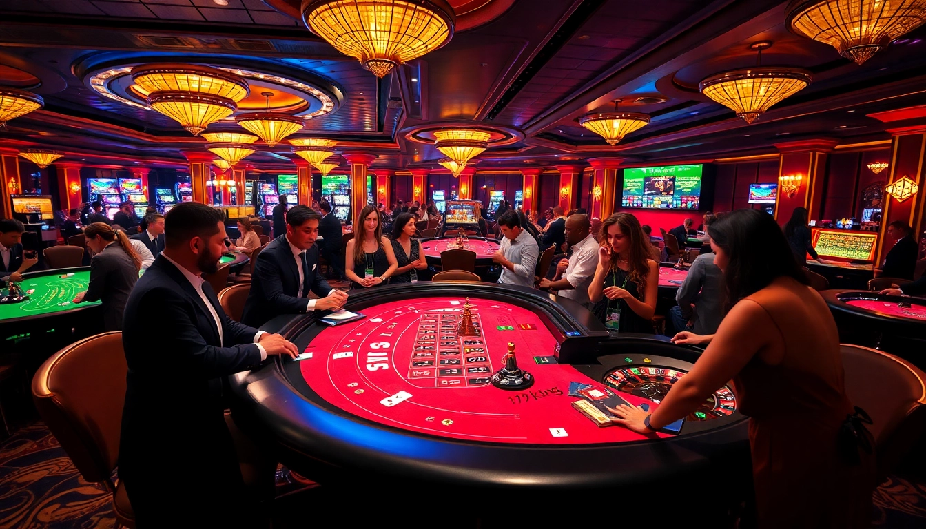 Players engaging in thrilling games at the 79king casino, showcasing excitement and strategy.